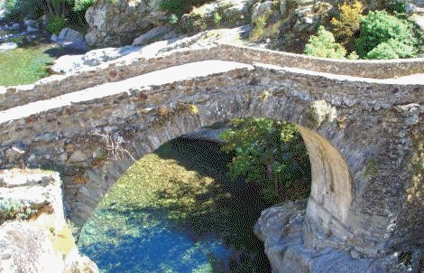 Le pont sur l'Asco